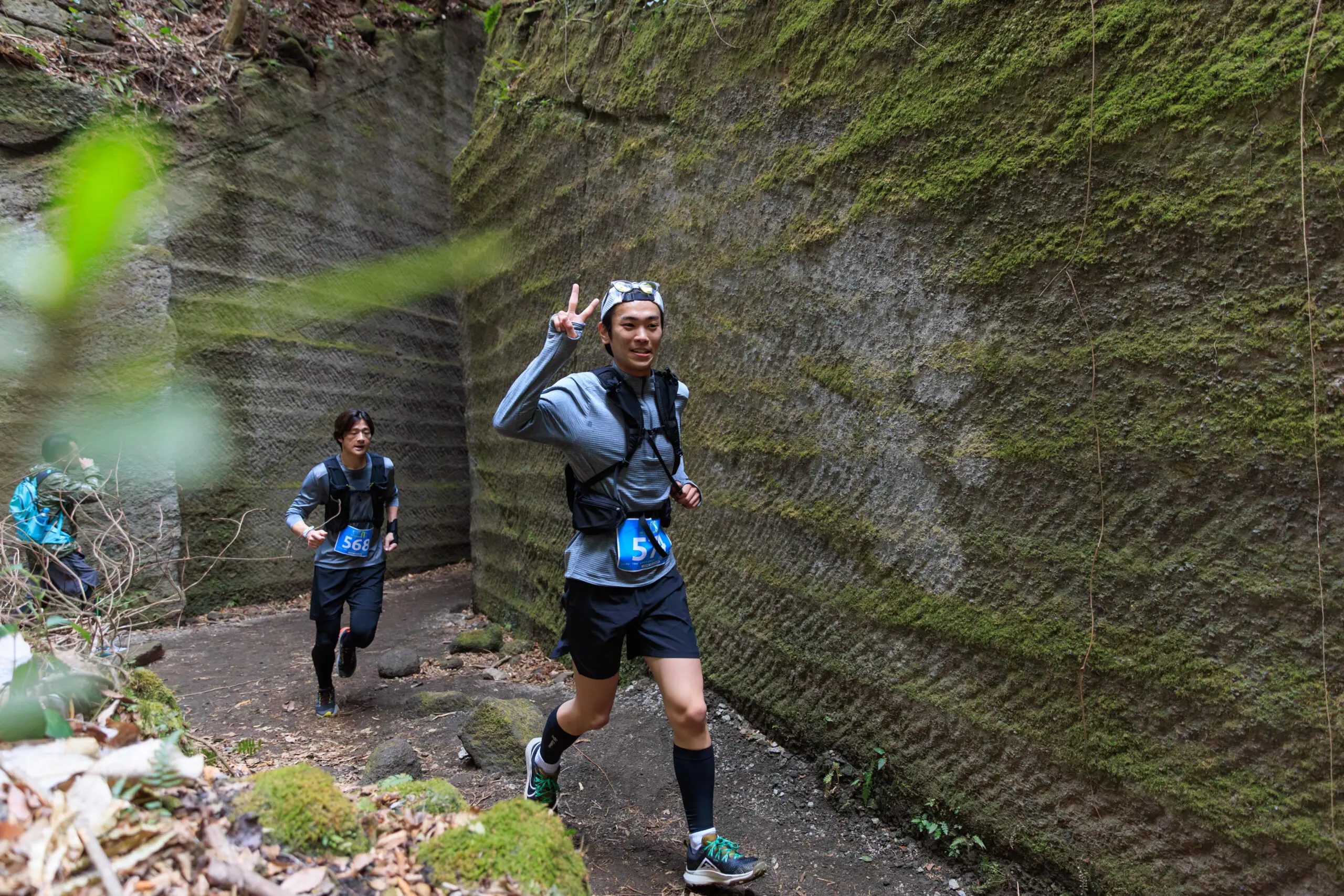 鋸山のトレイル