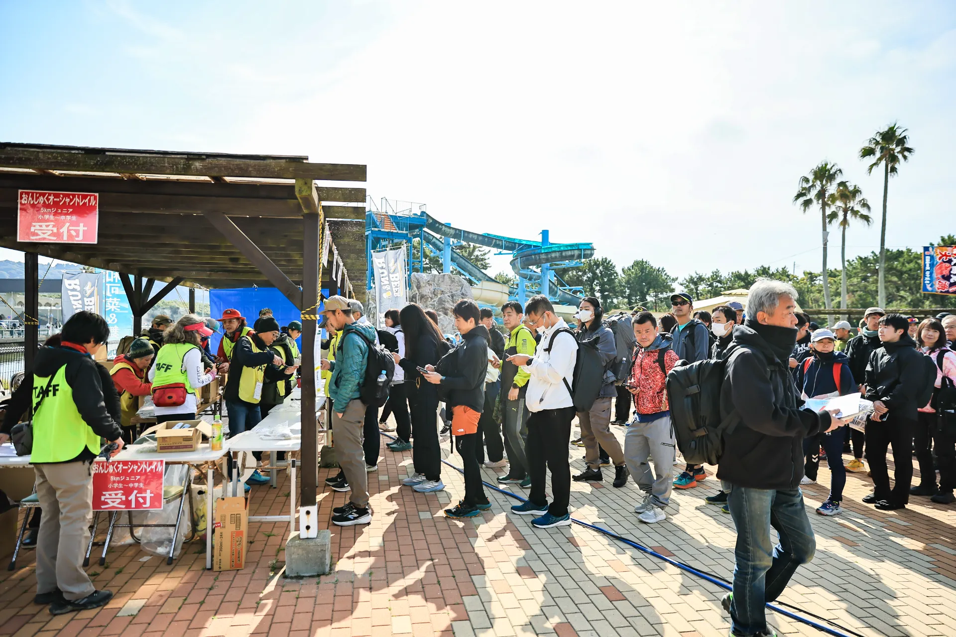 エイド・会場運営の活動風景