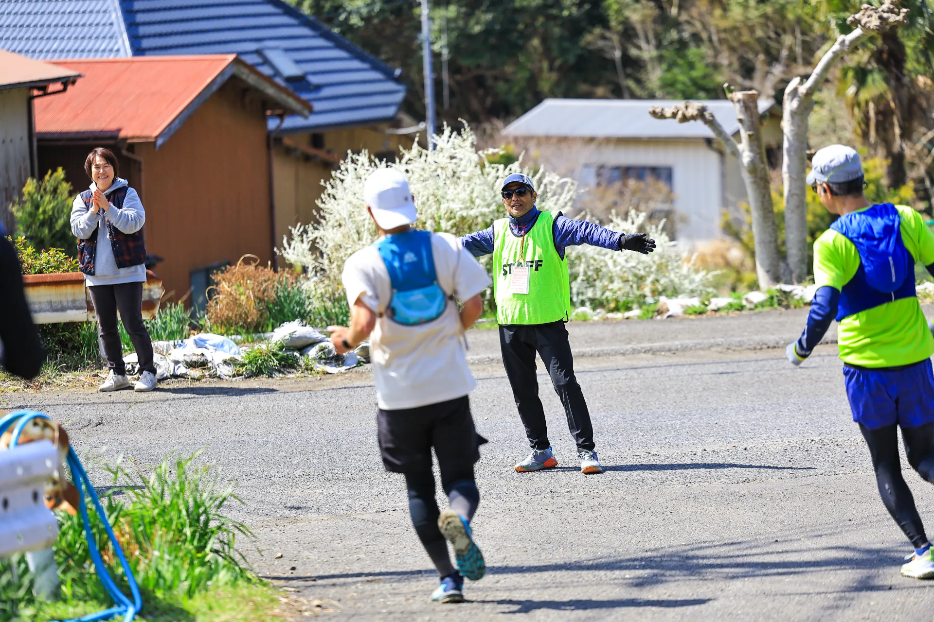 コース誘導の活動風景